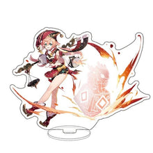Load image into Gallery viewer, Anime Figure Genshin Impact Zhongli Diluc Venti Klee Keqing Qiqi Acrylic Stand Model Plate Desk Decor Standing Sign Fans Gifts
