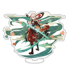 Load image into Gallery viewer, Anime Figure Genshin Impact Zhongli Diluc Venti Klee Keqing Qiqi Acrylic Stand Model Plate Desk Decor Standing Sign Fans Gifts
