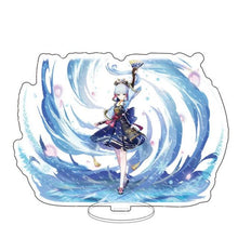 Load image into Gallery viewer, Anime Figure Genshin Impact Zhongli Diluc Venti Klee Keqing Qiqi Acrylic Stand Model Plate Desk Decor Standing Sign Fans Gifts
