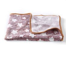 Load image into Gallery viewer, Soft and Fluffy High Quality Fluffy Cute Star Printing Pet Mat Warm and Comfortable Pet Blanket for Dogs and Cats Pet Supplies
