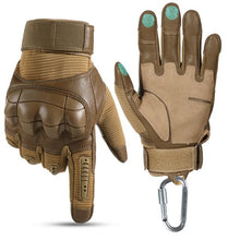 Load image into Gallery viewer, Touch Screen Tactical Gloves PU Leather Army Military Combat Airsoft Sports Cycling Paintball Hunting Full Finger Glove Men
