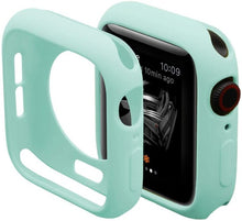Load image into Gallery viewer, Soft Silicone Case for Apple Watch 7 45mm 6 SE 5 4 3 42MM 38MM Cover Protection Shell for iWatch series 7 6 5 40 44 41mm Bumper

