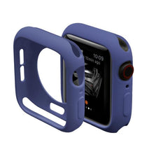 Load image into Gallery viewer, Soft Silicone Case for Apple Watch 7 45mm 6 SE 5 4 3 42MM 38MM Cover Protection Shell for iWatch series 7 6 5 40 44 41mm Bumper
