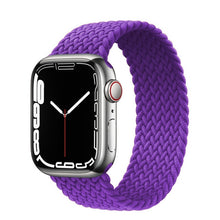 Load image into Gallery viewer, Braided Solo Loop For Apple Watch band 44mm 40mm 45mm 41mm Fabric Nylon Elastic Belt Bracelet iWatch series 3 4 5 SE 6 7 Strap
