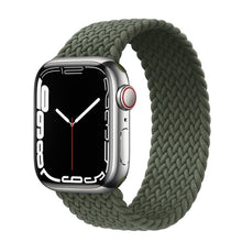 Load image into Gallery viewer, Braided Solo Loop For Apple Watch band 44mm 40mm 45mm 41mm Fabric Nylon Elastic Belt Bracelet iWatch series 3 4 5 SE 6 7 Strap
