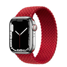 Load image into Gallery viewer, Braided Solo Loop For Apple Watch band 44mm 40mm 45mm 41mm Fabric Nylon Elastic Belt Bracelet iWatch series 3 4 5 SE 6 7 Strap
