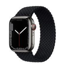 Load image into Gallery viewer, Braided Solo Loop For Apple Watch band 44mm 40mm 45mm 41mm Fabric Nylon Elastic Belt Bracelet iWatch series 3 4 5 SE 6 7 Strap
