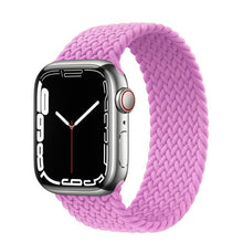 Load image into Gallery viewer, Braided Solo Loop For Apple Watch band 44mm 40mm 45mm 41mm Fabric Nylon Elastic Belt Bracelet iWatch series 3 4 5 SE 6 7 Strap

