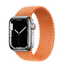 Load image into Gallery viewer, Braided Solo Loop For Apple Watch band 44mm 40mm 45mm 41mm Fabric Nylon Elastic Belt Bracelet iWatch series 3 4 5 SE 6 7 Strap
