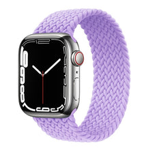 Load image into Gallery viewer, Braided Solo Loop For Apple Watch band 44mm 40mm 45mm 41mm Fabric Nylon Elastic Belt Bracelet iWatch series 3 4 5 SE 6 7 Strap
