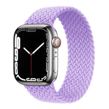 Load image into Gallery viewer, Braided Solo Loop For Apple Watch band 44mm 40mm 45mm 41mm Fabric Nylon Elastic Belt Bracelet iWatch series 3 4 5 SE 6 7 Strap
