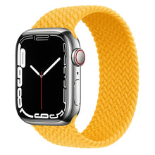 Load image into Gallery viewer, Braided Solo Loop For Apple Watch band 44mm 40mm 45mm 41mm Fabric Nylon Elastic Belt Bracelet iWatch series 3 4 5 SE 6 7 Strap

