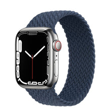 Load image into Gallery viewer, Braided Solo Loop For Apple Watch band 44mm 40mm 45mm 41mm Fabric Nylon Elastic Belt Bracelet iWatch series 3 4 5 SE 6 7 Strap
