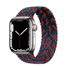 Load image into Gallery viewer, Braided Solo Loop For Apple Watch band 44mm 40mm 45mm 41mm Fabric Nylon Elastic Belt Bracelet iWatch series 3 4 5 SE 6 7 Strap
