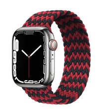 Load image into Gallery viewer, Braided Solo Loop For Apple Watch band 44mm 40mm 45mm 41mm Fabric Nylon Elastic Belt Bracelet iWatch series 3 4 5 SE 6 7 Strap
