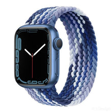 Load image into Gallery viewer, Braided Solo Loop For Apple Watch band 44mm 40mm 45mm 41mm Fabric Nylon Elastic Belt Bracelet iWatch series 3 4 5 SE 6 7 Strap
