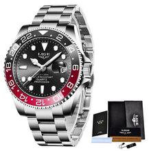 Load image into Gallery viewer, LIGE Top Brand Luxury Fashion Diver Watch Men 30ATM Waterproof Date Clock Sport Watches Mens Quartz Wristwatch Relogio Masculino
