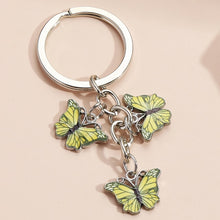Load image into Gallery viewer, New Colorful Enamel Butterfly Keychain Insects Car Key Women Bag Accessories Jewelry Gifts
