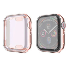 Load image into Gallery viewer, Screen Protector For Apple Watch case 45mm 41mm 44MM 40MM Full TPU bumper Cover 42mm 38MM accessories iwatch series 7 SE 6 5 4 3
