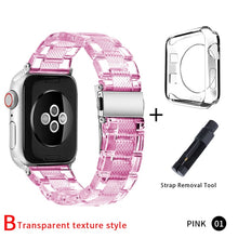 Load image into Gallery viewer, Newest Strap for Apple Watch Band Series SE 7 6 5 4321 Transparent for Iwatch bracelet 38mm 40mm 42mm 44mm Watchband accessories
