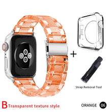 Load image into Gallery viewer, Newest Strap for Apple Watch Band Series SE 7 6 5 4321 Transparent for Iwatch bracelet 38mm 40mm 42mm 44mm Watchband accessories
