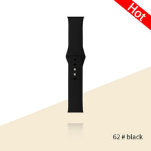 Load image into Gallery viewer, Silicone Strap For Apple Watch Bracelet 44mm 40mm 38mm 42 Mm Watchband For Apple Watch Band Correa For Iwatch Series 6 Se 5 4 3
