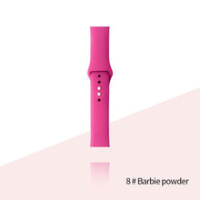 Load image into Gallery viewer, Silicone Strap For Apple Watch Bracelet 44mm 40mm 38mm 42 Mm Watchband For Apple Watch Band Correa For Iwatch Series 6 Se 5 4 3
