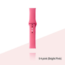 Load image into Gallery viewer, Silicone Strap For Apple Watch Bracelet 44mm 40mm 38mm 42 Mm Watchband For Apple Watch Band Correa For Iwatch Series 6 Se 5 4 3
