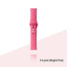 Load image into Gallery viewer, Silicone Strap For Apple Watch Bracelet 44mm 40mm 38mm 42 Mm Watchband For Apple Watch Band Correa For Iwatch Series 6 Se 5 4 3
