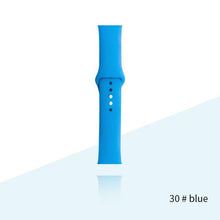 Load image into Gallery viewer, Silicone Strap For Apple Watch Bracelet 44mm 40mm 38mm 42 Mm Watchband For Apple Watch Band Correa For Iwatch Series 6 Se 5 4 3
