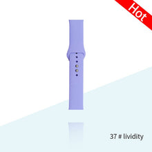 Load image into Gallery viewer, Silicone Strap For Apple Watch Bracelet 44mm 40mm 38mm 42 Mm Watchband For Apple Watch Band Correa For Iwatch Series 6 Se 5 4 3
