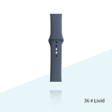 Load image into Gallery viewer, Silicone Strap For Apple Watch Bracelet 44mm 40mm 38mm 42 Mm Watchband For Apple Watch Band Correa For Iwatch Series 6 Se 5 4 3
