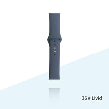 Load image into Gallery viewer, Silicone Strap For Apple Watch Bracelet 44mm 40mm 38mm 42 Mm Watchband For Apple Watch Band Correa For Iwatch Series 6 Se 5 4 3
