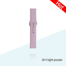 Load image into Gallery viewer, Silicone Strap For Apple Watch Bracelet 44mm 40mm 38mm 42 Mm Watchband For Apple Watch Band Correa For Iwatch Series 6 Se 5 4 3
