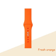 Load image into Gallery viewer, Silicone Strap For Apple Watch Bracelet 44mm 40mm 38mm 42 Mm Watchband For Apple Watch Band Correa For Iwatch Series 6 Se 5 4 3
