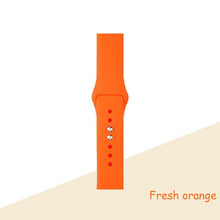 Load image into Gallery viewer, Silicone Strap For Apple Watch Bracelet 44mm 40mm 38mm 42 Mm Watchband For Apple Watch Band Correa For Iwatch Series 6 Se 5 4 3
