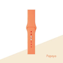 Load image into Gallery viewer, Silicone Strap For Apple Watch Bracelet 44mm 40mm 38mm 42 Mm Watchband For Apple Watch Band Correa For Iwatch Series 6 Se 5 4 3
