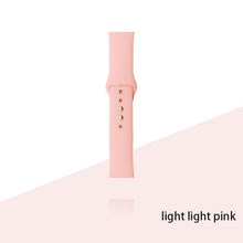 Load image into Gallery viewer, Silicone Strap For Apple Watch Bracelet 44mm 40mm 38mm 42 Mm Watchband For Apple Watch Band Correa For Iwatch Series 6 Se 5 4 3
