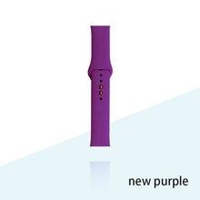 Load image into Gallery viewer, Silicone Strap For Apple Watch Bracelet 44mm 40mm 38mm 42 Mm Watchband For Apple Watch Band Correa For Iwatch Series 6 Se 5 4 3
