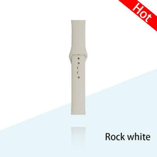 Load image into Gallery viewer, Silicone Strap For Apple Watch Bracelet 44mm 40mm 38mm 42 Mm Watchband For Apple Watch Band Correa For Iwatch Series 6 Se 5 4 3
