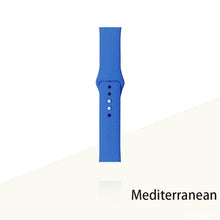 Load image into Gallery viewer, Silicone Strap For Apple Watch Bracelet 44mm 40mm 38mm 42 Mm Watchband For Apple Watch Band Correa For Iwatch Series 6 Se 5 4 3
