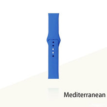 Load image into Gallery viewer, Silicone Strap For Apple Watch Bracelet 44mm 40mm 38mm 42 Mm Watchband For Apple Watch Band Correa For Iwatch Series 6 Se 5 4 3
