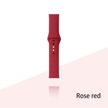 Load image into Gallery viewer, Silicone Strap For Apple Watch Bracelet 44mm 40mm 38mm 42 Mm Watchband For Apple Watch Band Correa For Iwatch Series 6 Se 5 4 3
