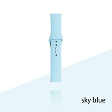 Load image into Gallery viewer, Silicone Strap For Apple Watch Bracelet 44mm 40mm 38mm 42 Mm Watchband For Apple Watch Band Correa For Iwatch Series 6 Se 5 4 3
