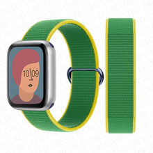 Load image into Gallery viewer, Nylon Loop Strap for apple watch band 44mm 40mm 45mm 41mm 38mm 42mm 44 mm bracelet correa Watchband iWatch serie 3 5 6 se 7 band
