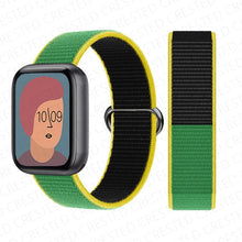 Load image into Gallery viewer, Nylon Loop Strap for apple watch band 44mm 40mm 45mm 41mm 38mm 42mm 44 mm bracelet correa Watchband iWatch serie 3 5 6 se 7 band
