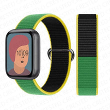 Load image into Gallery viewer, Nylon Loop Strap for apple watch band 44mm 40mm 45mm 41mm 38mm 42mm 44 mm bracelet correa Watchband iWatch serie 3 5 6 se 7 band
