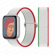 Load image into Gallery viewer, Nylon Loop Strap for apple watch band 44mm 40mm 45mm 41mm 38mm 42mm 44 mm bracelet correa Watchband iWatch serie 3 5 6 se 7 band
