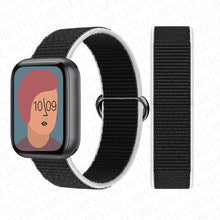 Load image into Gallery viewer, Nylon Loop Strap for apple watch band 44mm 40mm 45mm 41mm 38mm 42mm 44 mm bracelet correa Watchband iWatch serie 3 5 6 se 7 band
