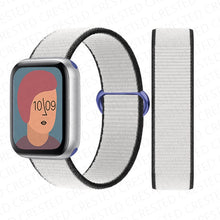 Load image into Gallery viewer, Nylon Loop Strap for apple watch band 44mm 40mm 45mm 41mm 38mm 42mm 44 mm bracelet correa Watchband iWatch serie 3 5 6 se 7 band
